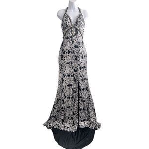 satin long formal dress Sexy One Shoulder Satin Side Slit Long Evening Prom Dresses P1755 –  PreppyDress main image 0